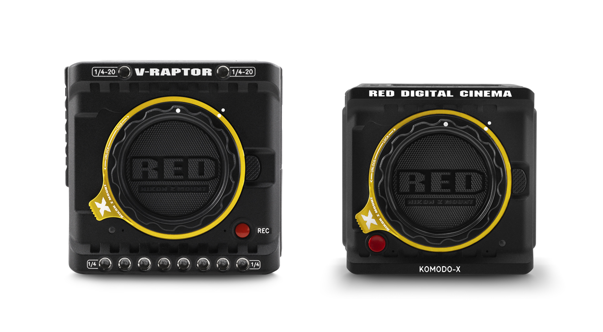 RED Digital Cinema, Inc. releases the V-RAPTOR [X] Z Mount and KOMODO-X Z Mount cinema cameras compatible with the Nikon Z mount