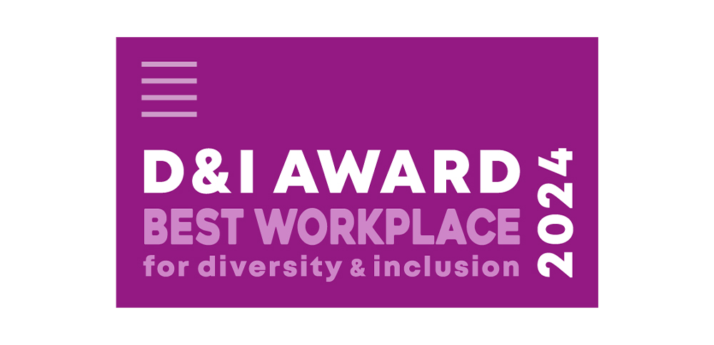 D&I AWARD BEST WORKPLACE for diversity and inculusion 2024